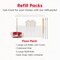 IRIS USA Extra Sticky Lint Roller, Floor Pack Comes with Storage Box, Refills, and Adjustable Wand, 90 Sheets/Roll, 540 Sheets Total